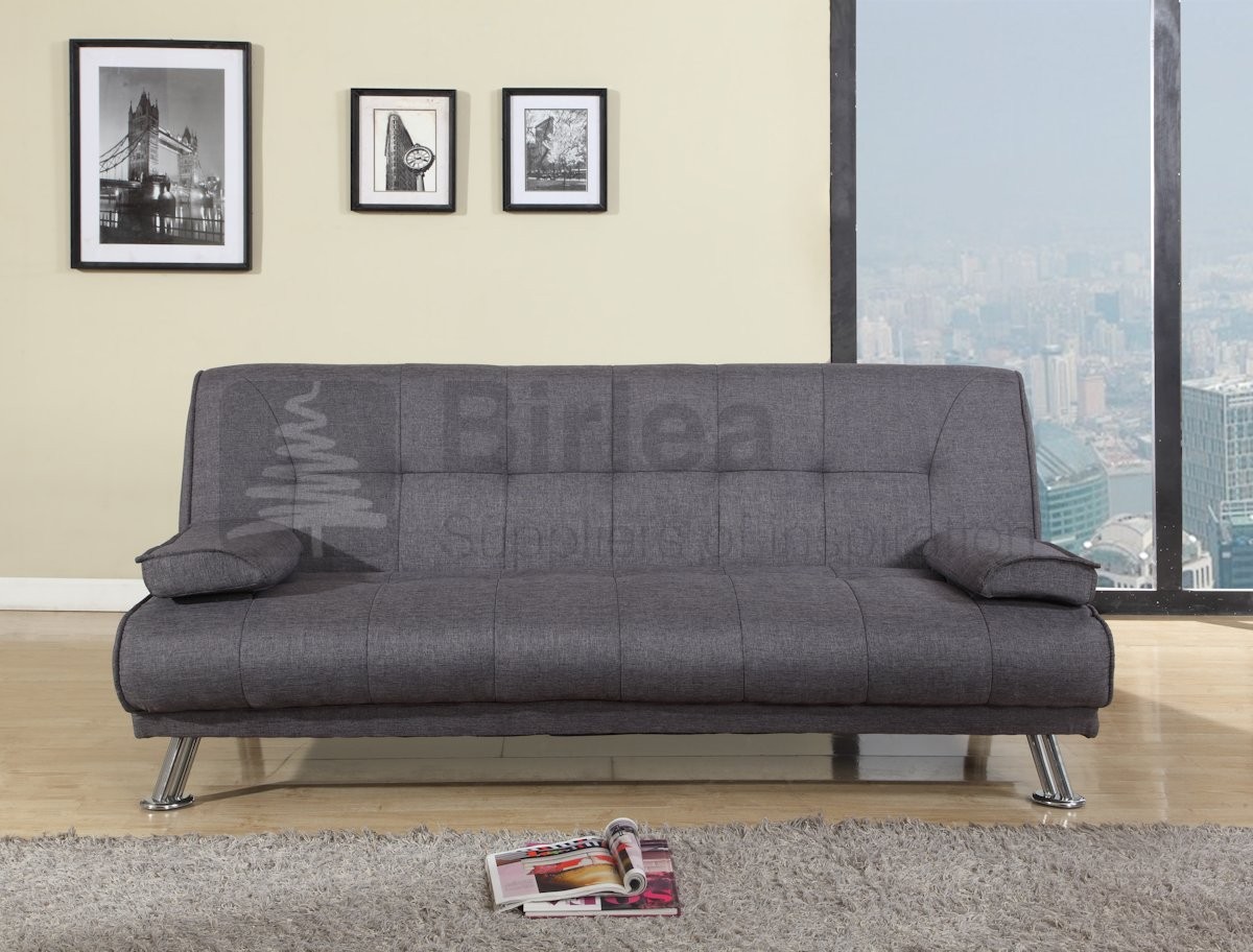 logan fabric sofa bed